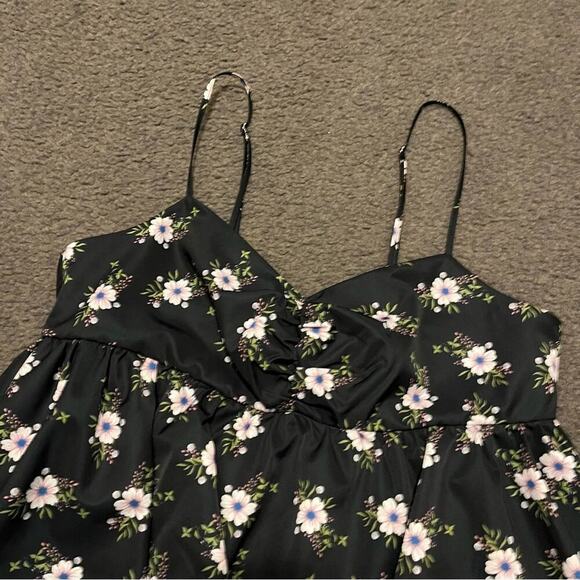 Free People In A Bubble Mini Dress In Black - Picture 8 of 9